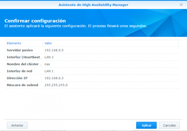 Synology high available manager 6